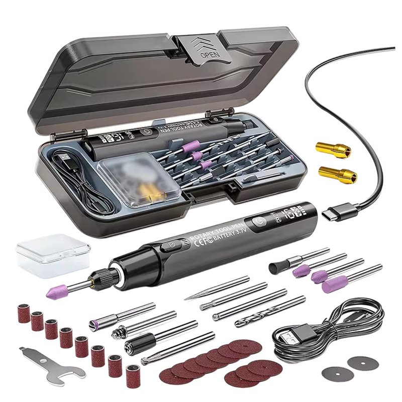 Power Tools Cordless - FYBL-Wireless Electric Mini Grinder 3.7V 10000-16000R