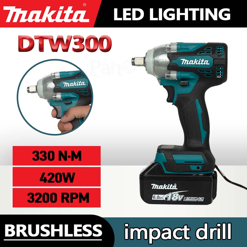 Power Tools Used - MAKITA DTW300Z Brushless lithium battery impact