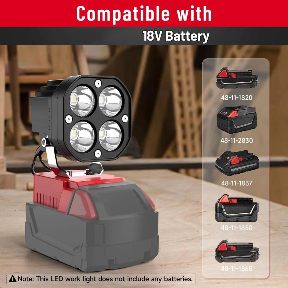 6500K, 6000LM Job Site Lightin - Power Tools For Construction 评论和价格