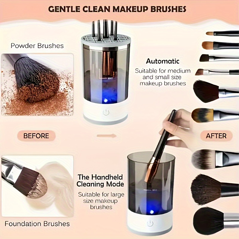 Automatic Electric Makeup Brus - Power Tools Organizer 评论和价格
