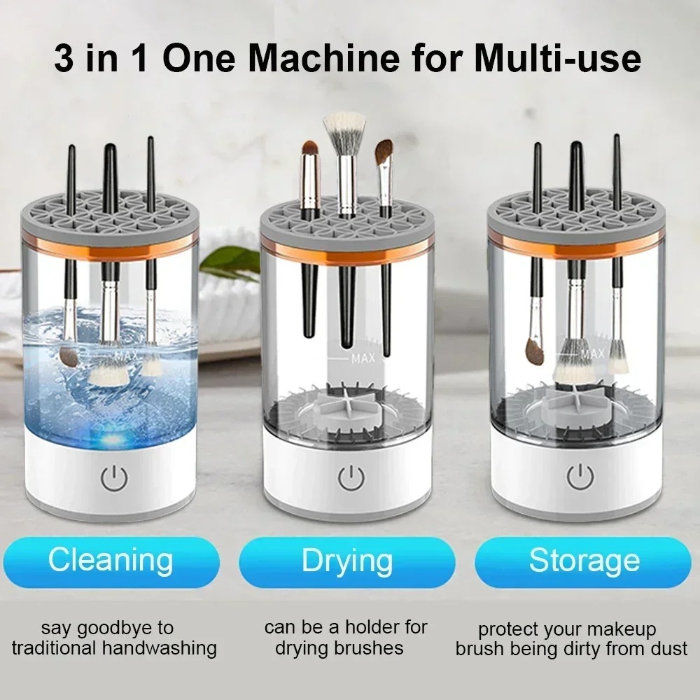Automatic Electric Makeup Brus - Power Tools Organizer 评论和价格
