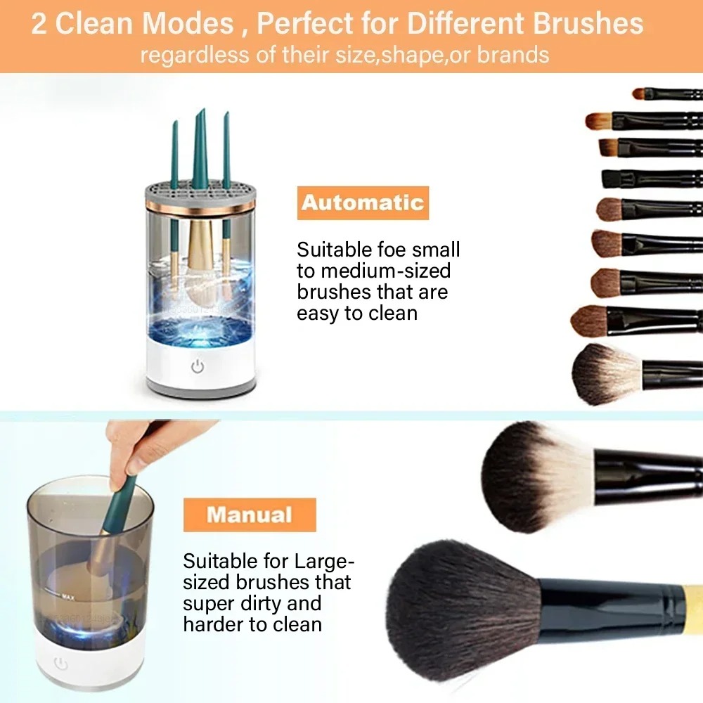 Automatic Electric Makeup Brus - Power Tools Organizer 评论和价格