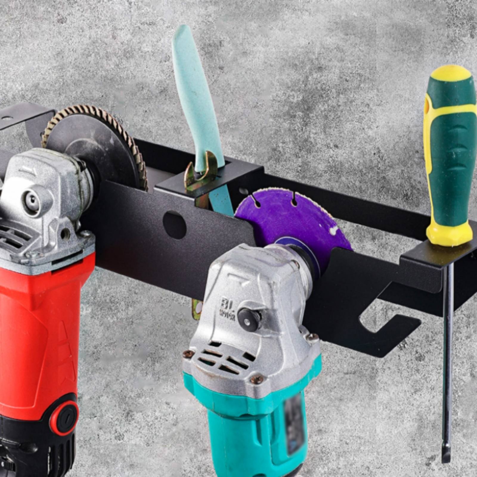 4 Bay Angle Grinder Rack Heavy - Power Tools Organizer 评论和价格