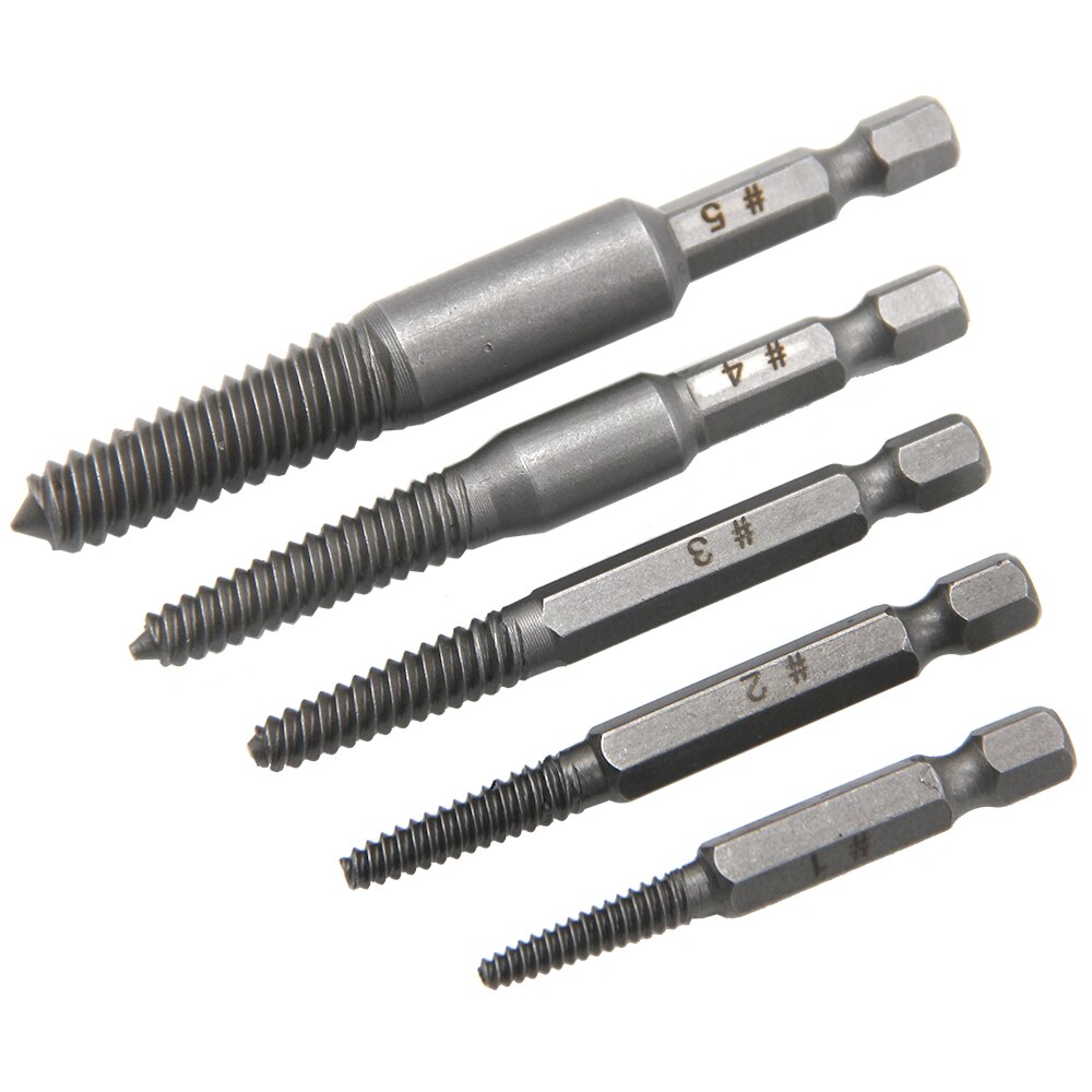 5pc Hexagonal Shank Broken Hea - Power Tools Jack 评论和价格