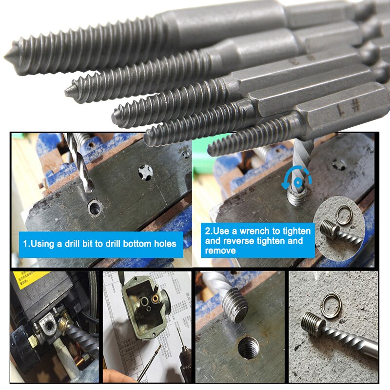 5pc Hexagonal Shank Broken Hea - Power Tools Jack 评论和价格
