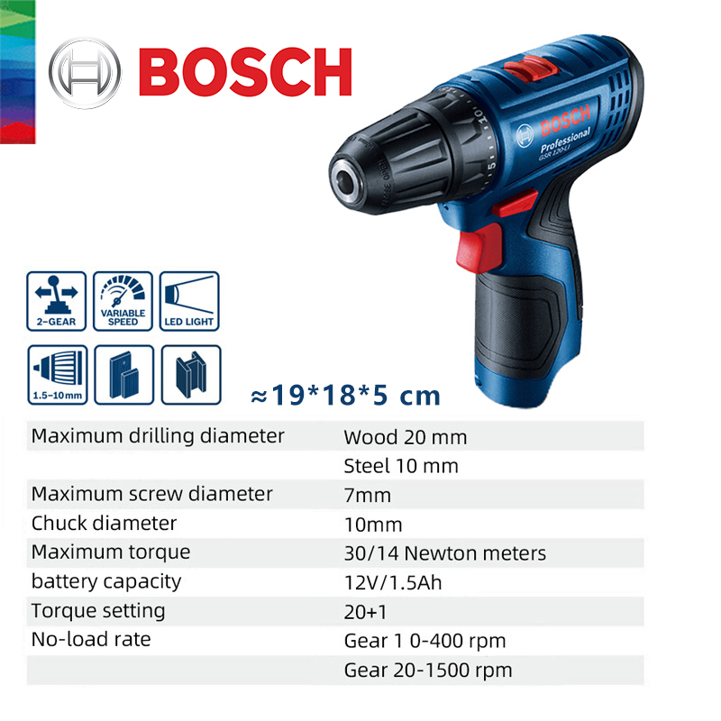 Bosch GSR 120-LI 12V Lithium E - Power Tools Cordless 评论和价格