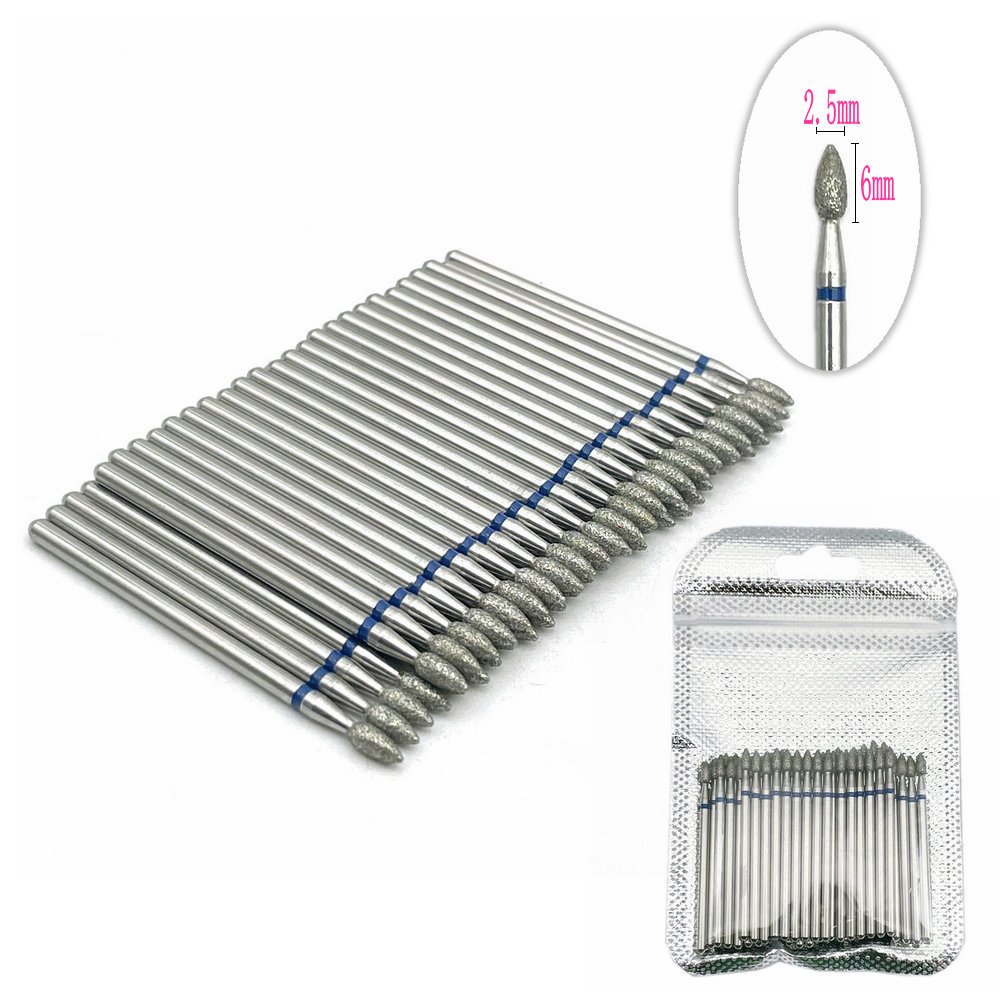 50pcs Nail Diamond Drill Bit S - Power Tools Jack 评论和价格
